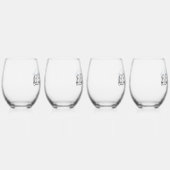 ビーチハウスバケーションレンタル- ステムなしワイングラス (右)