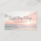 ビーチハウスバケーションレンタル 名刺 (正面)