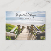 ビーチハウスバケーションレンタル 名刺 (正面)