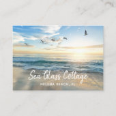 ビーチハウスバケーションレンタルQRコード 名刺 (正面)