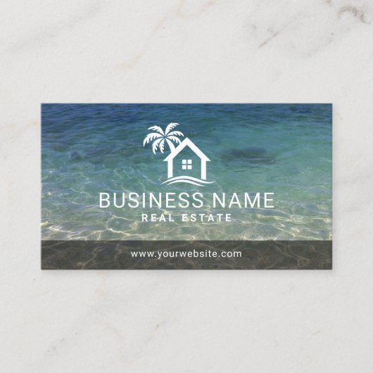 ビーチハウスバケーション実在レンタルエステートエージェント 名刺 (正面)