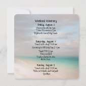 ビーチハウスバチェロレッテ招待状 招待状 (裏面)