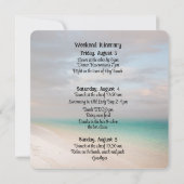 ビーチハウスバチェロレッテ招待状 招待状 (裏面)