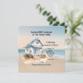 ビーチハウスバチェロレッテ招待状 招待状 (スタンド正面)
