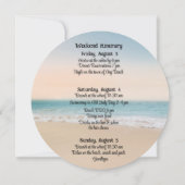 ビーチハウスバチェロレッテ招待状 招待状 (裏面)