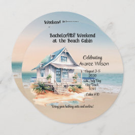 ビーチハウスバチェロレッテ招待状 招待状
