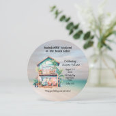 ビーチハウスバチェロレッテ招待状 招待状 (スタンド正面)