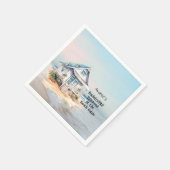 ビーチハウスバチェロレッテ スタンダードカクテルナプキン (角)