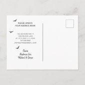 ビーチハウスパームツリーフロリダに移動 案内ポストカード (裏面)