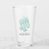 ビーチハウスビーチサンダルサングラスアクアブルーID623 タンブラーグラス (裏面)