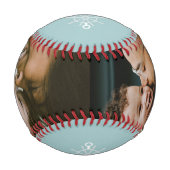 ビーチハウスファミリー名と写真いかり 野球ボール (裏面)