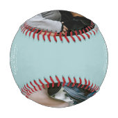 ビーチハウスファミリー名と写真いかり 野球ボール (正面)