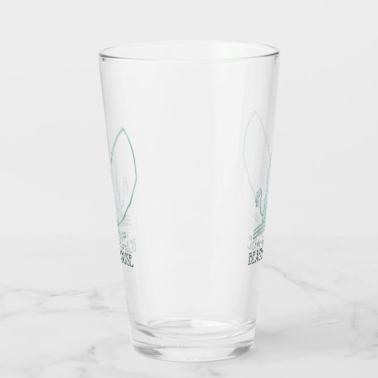 ビーチハウスフィッシャーマンアクアブルーID623 タンブラーグラス (左)