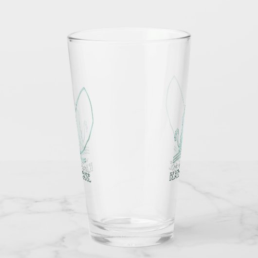 ビーチハウスフィッシャーマンアクアブルーID623 タンブラーグラス (右)