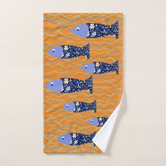 ビーチハウスフィッシュシースケープシーサイド漁師 バスタオルセット (ハンドタオル)