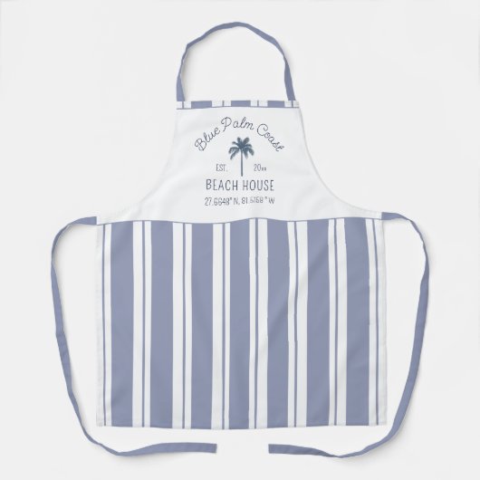 ビーチハウスブルーストリップコースタルファームハウス エプロン (正面)