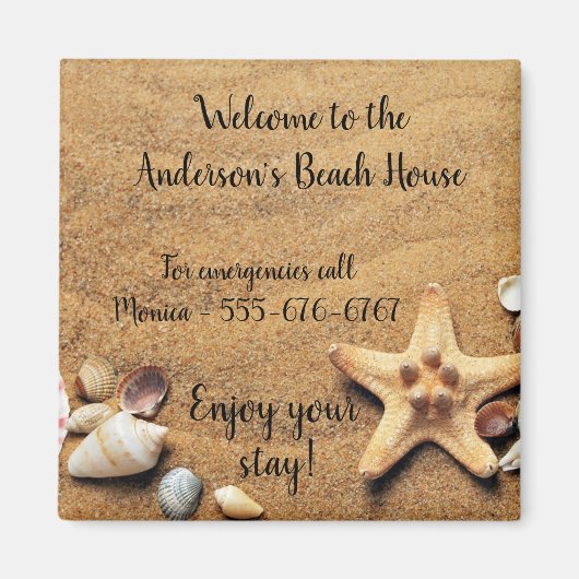 ビーチハウスマグネットバケーション連絡レンタル情報 マグネット (正面)