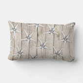 ビーチハウスモダンシーライフタイポグラフィバーウッド ランバークッション (裏面)