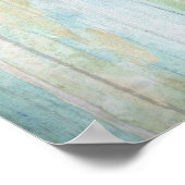 ビーチハウスルールシーショアコテージホームデコールアート ポスター (角)