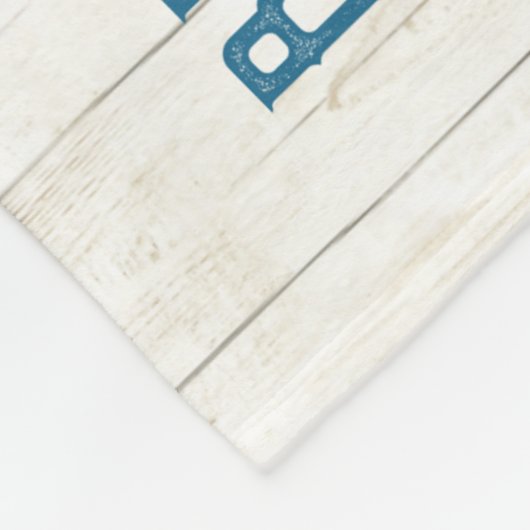 ビーチハウスルールズコースタルファミリーコテージ | カスタム フリースブランケット (角)