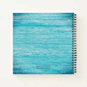 ビーチハウスレンタルブルーウッドシーシェル ノートブック (裏面)