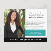 ビーチハウスレンタルプロパティマネージャーQRコードフォト ポストカード (正面)