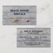 ビーチハウスレンタル名刺 名刺 (正面/裏面)