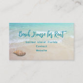 ビーチハウスレンタル情報フォトカード コーリングカード (正面)