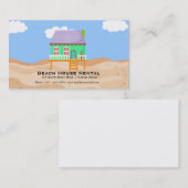 ビーチハウスレンタル 名刺 (正面/裏面)