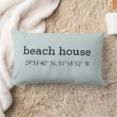 ビーチハウスロケーションビーチ装飾用クッション ランバークッション (ブランケット)