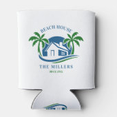 ビーチハウスロゴカスタム文字 缶クーラー (裏面)
