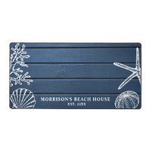 ビーチハウスヴィンテージシーシェルカスタムズ文字