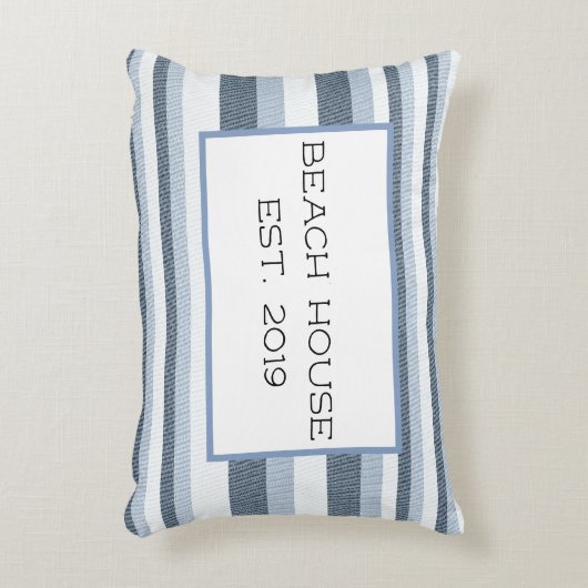 ビーチハウスヴィンテージフェードストライプカスタマイズ アクセントクッション
