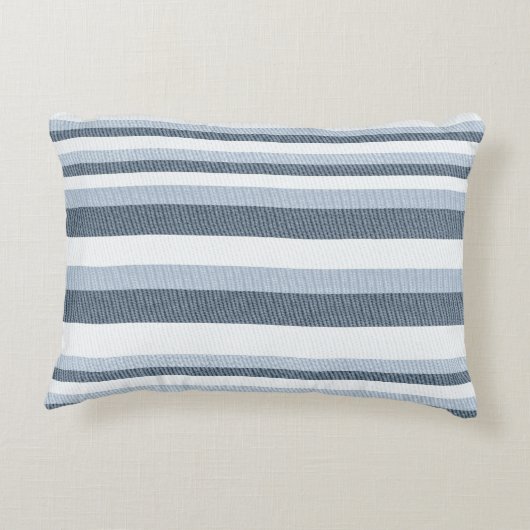 ビーチハウスヴィンテージフェードストライプカスタマイズ アクセントクッション (裏面)