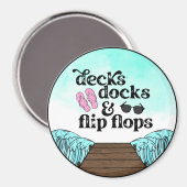 ビーチハウス冷蔵庫 マグネット (正面/裏面)