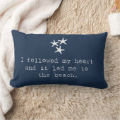 ビーチハウス引用文スターフィッシュコースタルホーム ランバークッション (ブランケット)