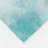 ビーチハウス海シーウェーブカスタムファミリーネーム フリースブランケット (角)