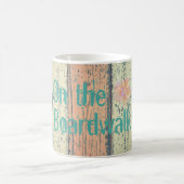 ビーチハウス絵を描ウッドオーシャンサイド コーヒーマグカップ (中央)