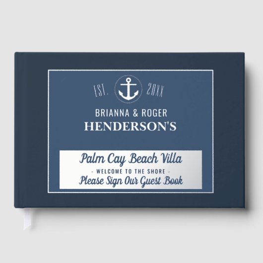 ビーチハウス航海のバケーションレンタルコーラルシルバー ゲストブック (正面)