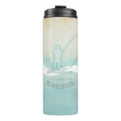 ビーチハウス航海のフィッシャーマンアクアブルーID623 タンブラー (正面)