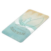 ビーチハウス航海のフィッシャーマンアクアブルーID623 マグネット (左側)