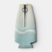 ビーチハウス航海のボートヘルムアクアブルーID623 ボトルクーラー (裏面)