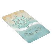 ビーチハウス航海のボートヘルムアクアブルーID623 マグネット (右側)