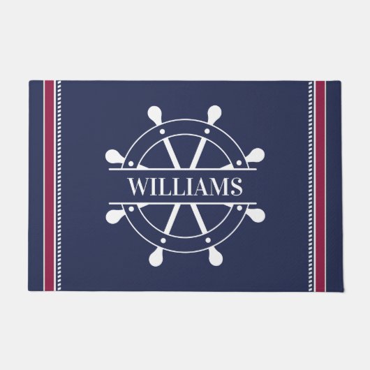 ビーチハウス航海の ドアマット (正面)