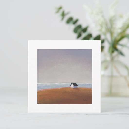 ビーチハウス-アかわいらしートカスタマイズITパーソナル 招待状 (スタンド正面)