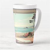 ビーチハウス カフェラテマグ (右アングル)