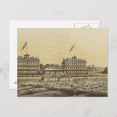 ビーチハウス、シージルト、モンマス株式会社、NJ ポストカード (正面/裏面)