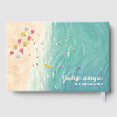 ビーチハウス バケーション レンタル 海辺の家 オーダーメイド ゲストブック (裏面)