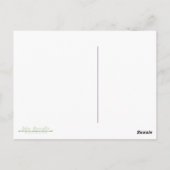 ビーチハウス・誕生日はがき ポストカード (裏面)