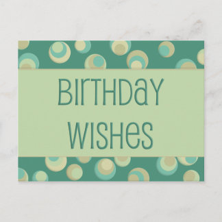 ビーチハウス・誕生日はがき ポストカード